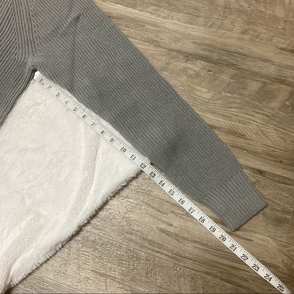 NWT Eddie Bauer Men’s sweater button neck gray cotton knit pullover size L - Picture 8 of 12